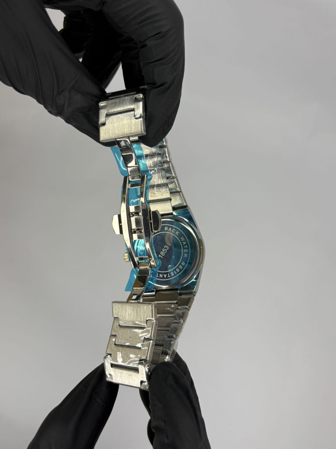 Tissot PRX  Black dial  Silver chain butterfly lock  Date working