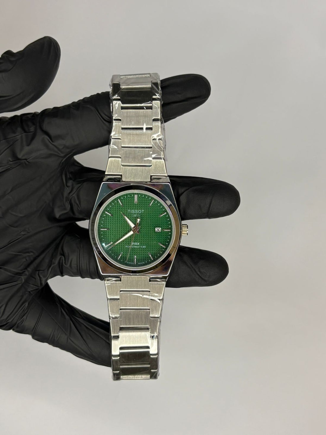 Tissot PRX  Green dial Butterfly lock  Date working