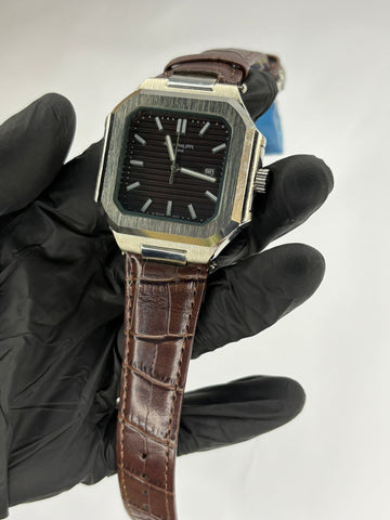 Patek phillepe cubitus brown dial brown strap