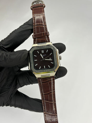 Patek phillepe cubitus brown dial brown strap