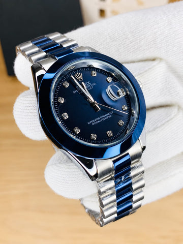 Rolex Two Tone Blue Dial
