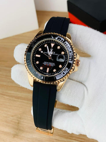 Rolex Yacht-Master Black & Rosegold Luxury Watch