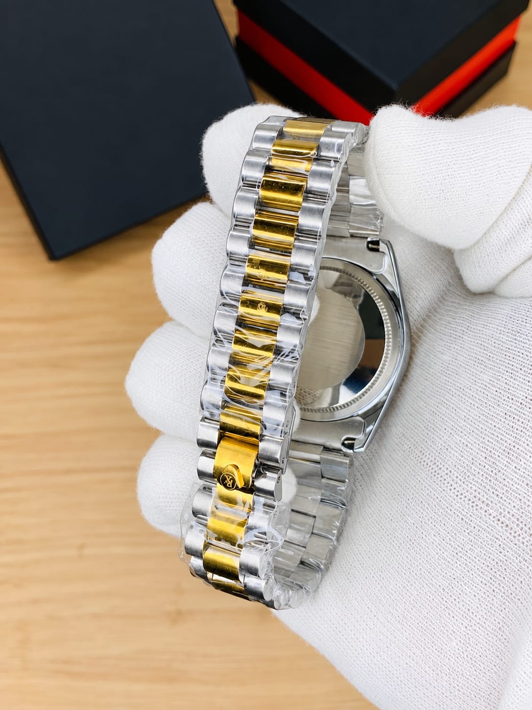 Ladies Rolex Oyster Perpetual Kangoori 36 MM Stone (White)